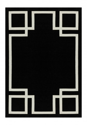 CARPET DECOR Dywan Art. Deco Hampton Black 200x300