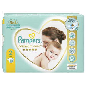 Pampers pieluchy PC NB Value Pack Mini S2 68szt
