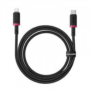 Kabel Baseus Dura Typ C 20W 1m (czerwono-czarny)