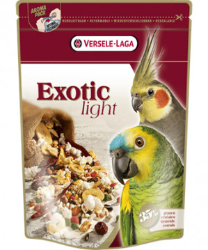 VERSELE LAGA Exotis Light - mieszanka z prażonymi ziarnami dla dużych i średnich papug - 0,75kg