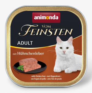 ANIMONDA Vom Feinsten Adult Wątróbka z kurczaka - mokra karma dla kota - 100g