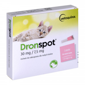 Vetoquinol Dronspot krople odrobaczające kot <2,5kg