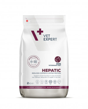 VET EXPERT Veterinary Diet Hepatic Dog - sucha karma dla psa - 2kg