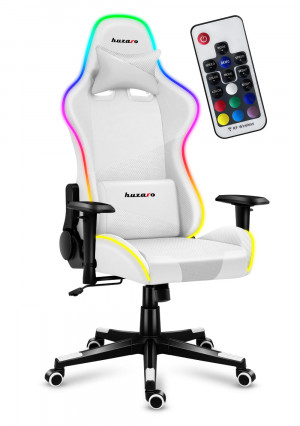 Fotel gamingowy Huzaro Force 6.2 White RGB