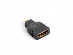 Lanberg adapter hdmi-a(f)->micro hdmi-d(m) ad-0015-bk