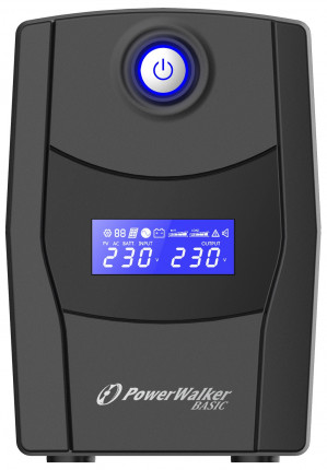Power walker ups line-in 800va stl fr (2x pl 230v) vi 800 stl fr