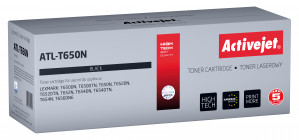 Activejet ATL-T650N Toner do drukarek Lexmark; Zamiennik LEXMARK T650A11E; Supreme; 7000 stron; czarny