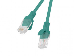 Lanberg Patchcord RJ45, kat. 5e, UTP, 5m, zielony