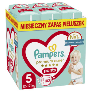 Pampers Premium Care PANTS Rozmiar 5, 102szt.