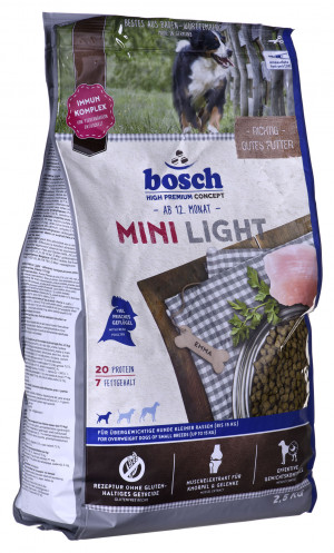 Bosch mini Light 2,5kg-pokarm dla psów z nadwagą