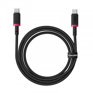 Kabel Baseus Dura Typ C-Typ C 100W 1m (czerwono-czarny)
