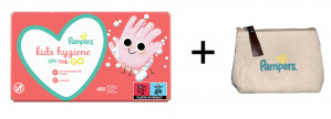 PAMPERS Chusteczki Kids Hygiene On-the-Go 12x40szt + kosmetyczka gratis