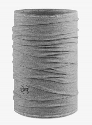 Bandana BUFF MERINO LIGHTWEIGHT SOLID LIGHTGREY