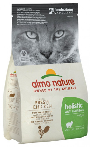 Almo Nature Anti-Hairball z kurczakiem dla kota 400g