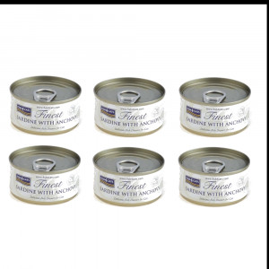 FISH4CATS Sardynka z anchois - mokra karma dla kota - 6x70g