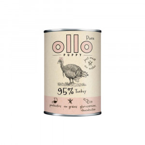 OLLO Puppy Pure Indyk - mokra karma dla psa - 400g