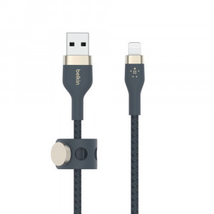 BELKIN KABEL USB-A TO LTG BRAIDED SILICONE 1M NIEB