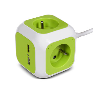 GREENBLUE MAGICCUBE 4X GNIAZDKO PRĄDOWE GB118