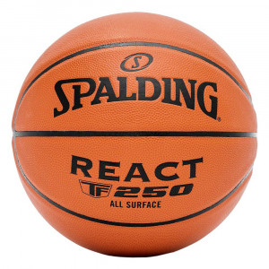 Piłka do koszykówki Spalding React TF-250 brązowa rozm. 7 76801Z