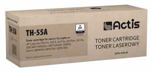 Actis TH-55A Toner do drukarki HP, Zamiennik HP 55A CE255A, Canon CRG-724; Standard; 6000 stron; czarny.