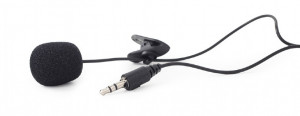 GEMBIRD MIKROFON CLIP-ON 3.5MM CZARNY