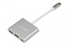 HUB I-BOX USB TYPE-C POWER DELIVERY + HDMI + USB A