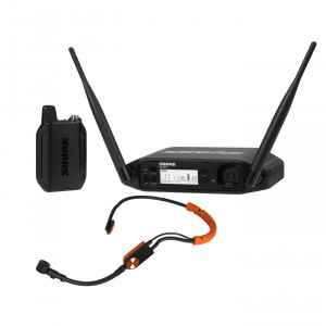 Shure GLXD14+E/SM31-Z4 - Cyfrowy system bezprzewodowy DUAL BAND z nadajnikiem bodypack i mikrofonem nagłownym