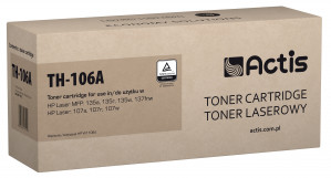 Actis TH-106A Toner do drukarki HP, Zamiennik HP 106A W1106A; Standard; 1000 stron; czarny.