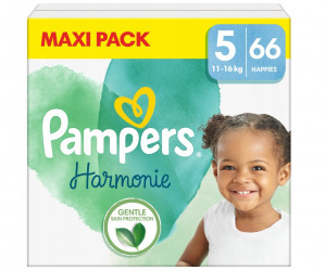 Pampers Harmonie Baby Pieluszki 11-16kg, rozmiar 5-JUNIOR, 66szt