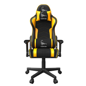 GEMBIRD FOTEL GAMINGOWY SCORPION 05X CZARNO-ŻÓŁTY