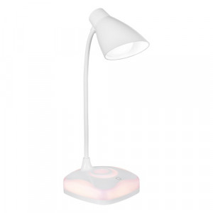 Nowoczesna lampka na biurko LED Activejet CLASSIC PLUS biała z funkcją oświetlenia nocnego