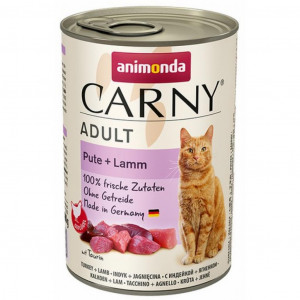 ANIMONDA Carny Adult Indyk z jagnięciną - mokra karma dla kota - 400g