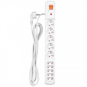 ACAR S10-listwa przeciwprzepięciowa,10gniazd/3m/s