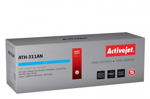 Activejet ATH-311AN Toner do drukarek HP, Canon, Zamiennik HP 126A CE311A, Canon CRG-729C; Premium; 1000 stron; błękitny.