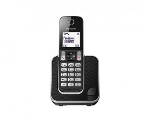 Telefon bezprzewodowy Panasonic KX-TGD310PDB czarno-biały