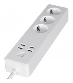 WOOX SMART LISTWA ZASILAJĄCA WI-FI 3X SCHUKO ŁADOW