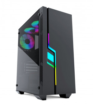GEMBIRD OBUDOWA FORNAX 2000RGB MIDI-TOWER, USB 3.0