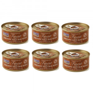 FISH4CATS Sardynka z makrelą - mokra karma dla kota - 6x70g