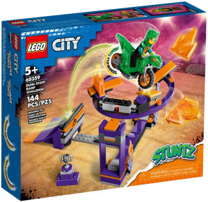 LEGO City Stuntz 60359 Wyzwanie kaskaderskie – rampa z kołem do przeskakiwania
