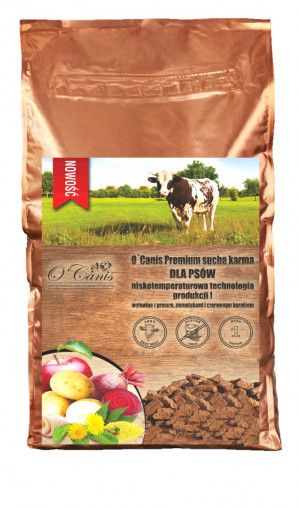 O'CANIS Wołowina z prosem, ziemniakami i czerwonym burakiem - sucha karma dla psa - 6kg