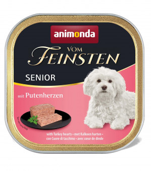 ANIMONDA Vom Feinsten Senior Classic serca indycze - mokra karma dla psa - 150 g