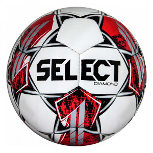 Piłka nożna Select Diamond 4 v23 biało-czerwona rozm. 4 17747