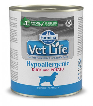 FARMINA Vet Life Hypoallergenic Duck&Potato - mokra karma dla psa - 300 g