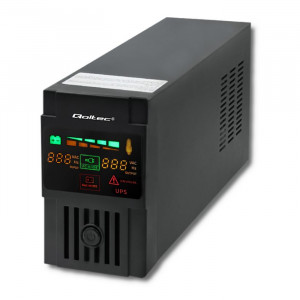 QOLTEC ZASILACZ UPS MONOLITH 800VA | 480W | LCD | USB