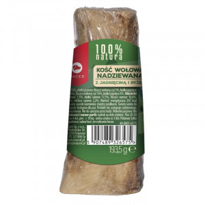 MACED Kość nadziewana z jagnięciną i ryżem - gryzak dla psa - 150g