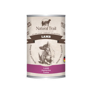 NATURAL TRAIL Jagnięcina - mokra karma dla psa - 400g