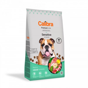 CALIBRA Dog Premium Sensitive jagnięcina - sucha karma dla psa - 12 kg