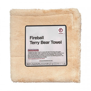 FIREBALL Terry Bear Buffing Towel 40 x 40cm - wysokiej jakości, gruba mikrofibra
