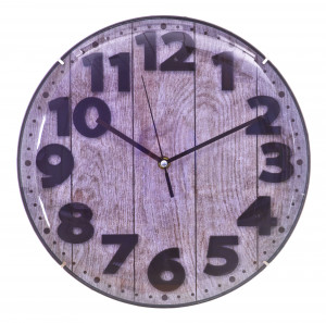 Zegar ścienny TECHNOLINE WT7430 Wood Board Loft 30 cm