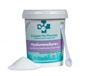 Europen Pet Pharmacy Hyaluron+,310g Suplement dla psów ze schorzeniami stawów